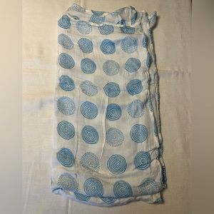 Effe Bébé Blue Baby Blanket 47” x 47” in Amazing Condition